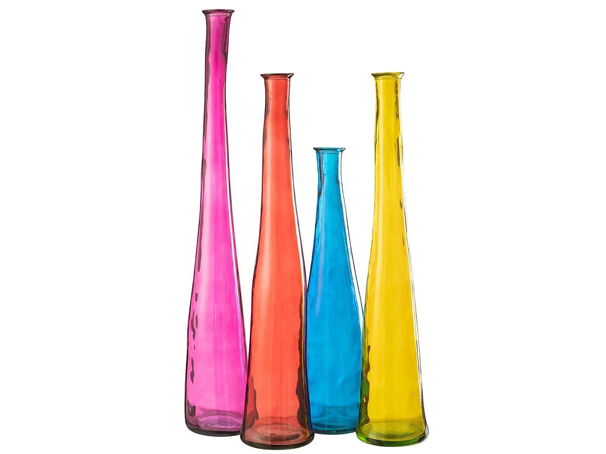 Vase en Verre "Noah" 100cm Jaune