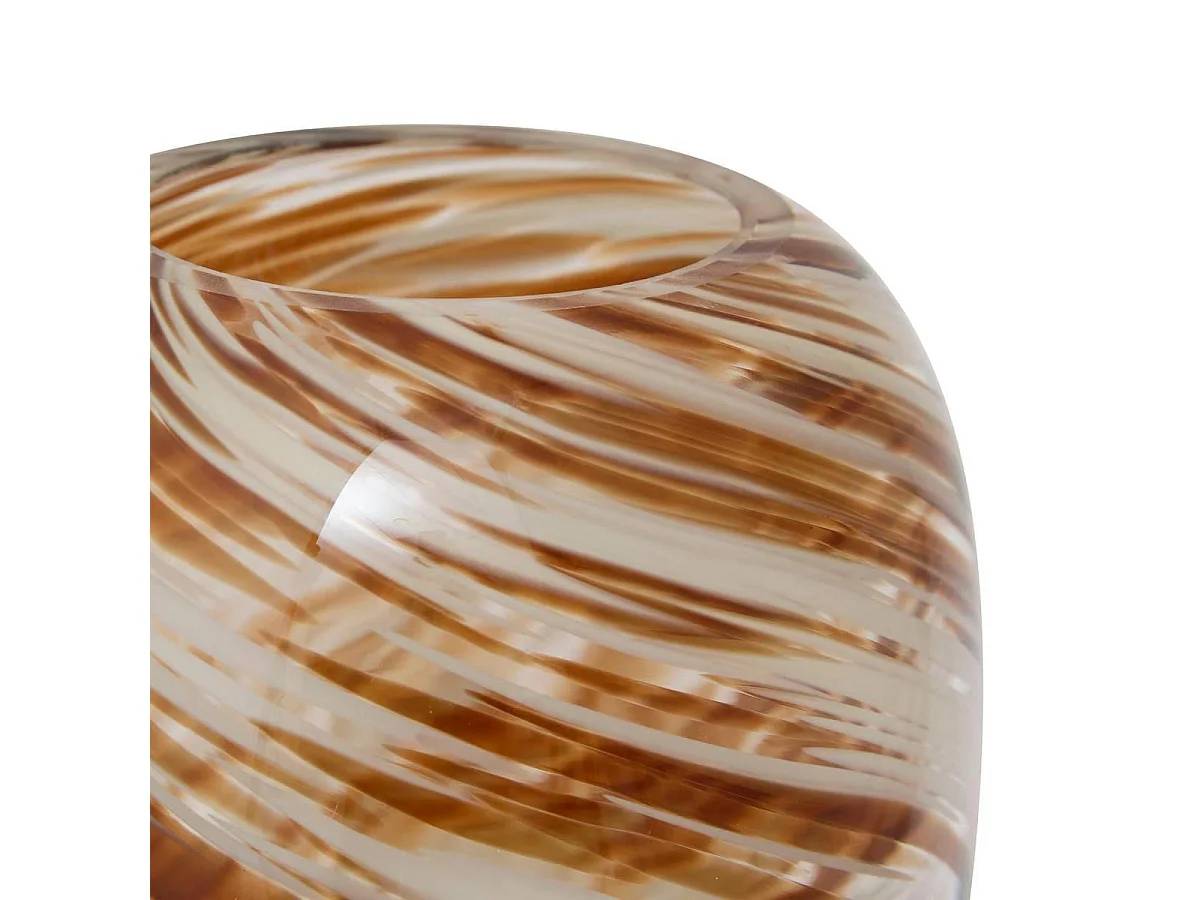Vase Déco en Verre "Arvo" 26cm Multicolore