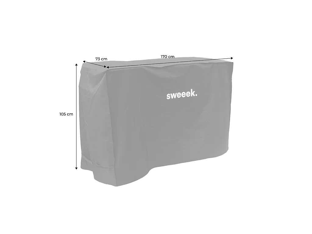 Funda protectora para barbacoa negro