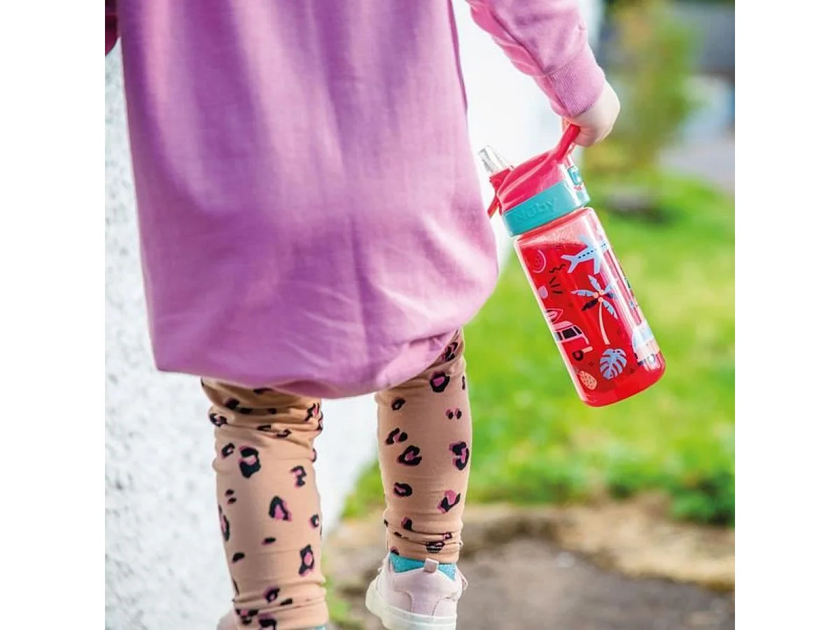 NUBY Super Quench 540 ml - Lot de 2 gourdes anti-fuite pour enfants