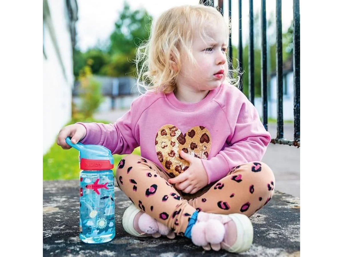 NUBY Super Quench 540 ml - Lot de 2 gourdes anti-fuite pour enfants
