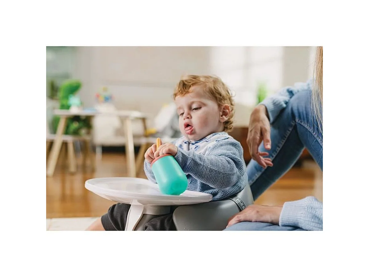 NUBY Tasse d'entraînement en silicone 120 ml - Anti-fuite, finition douce mate