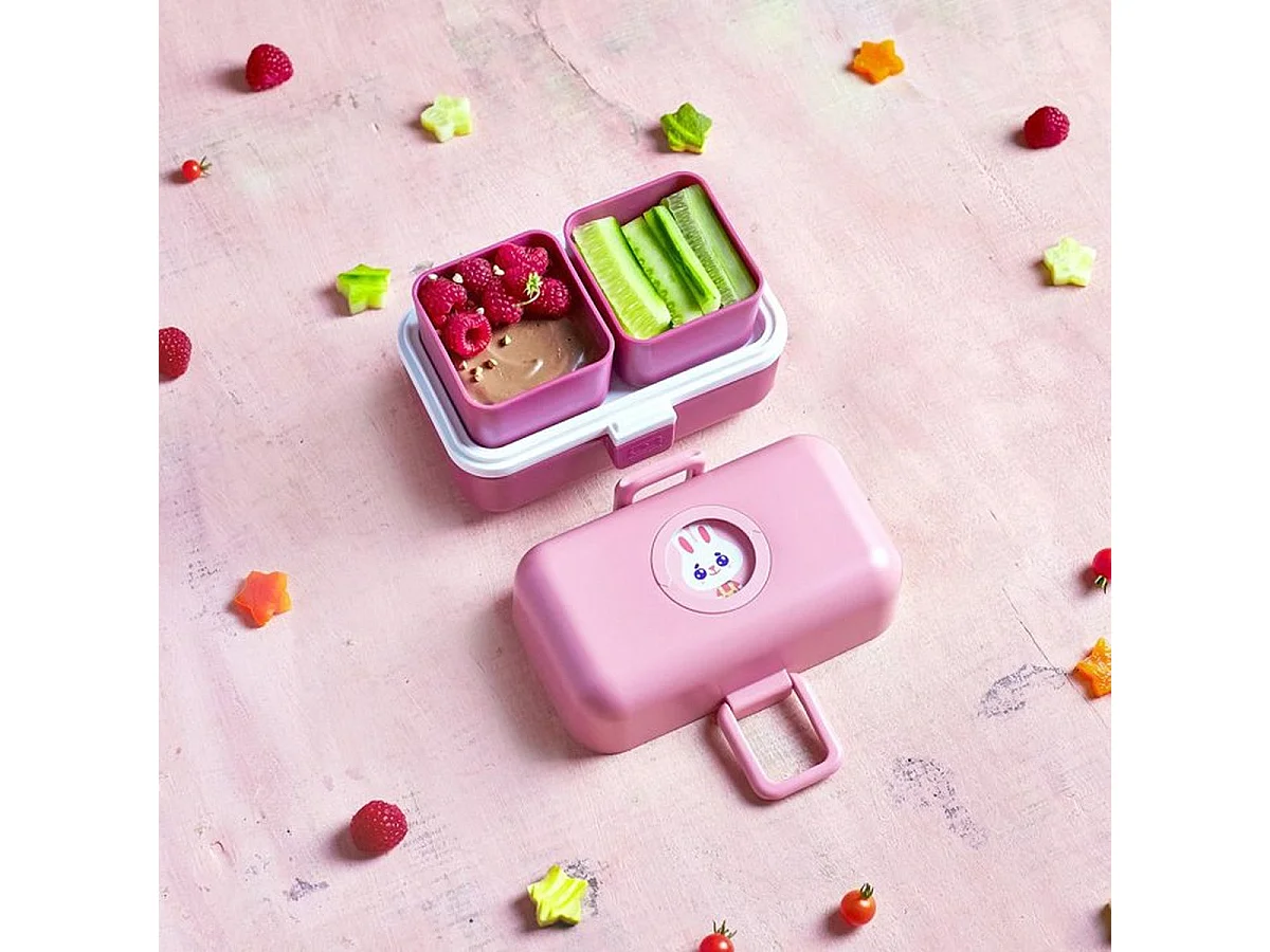 MONBENTO MB Tresor - Lunch box enfant 800 ml Rose Blush