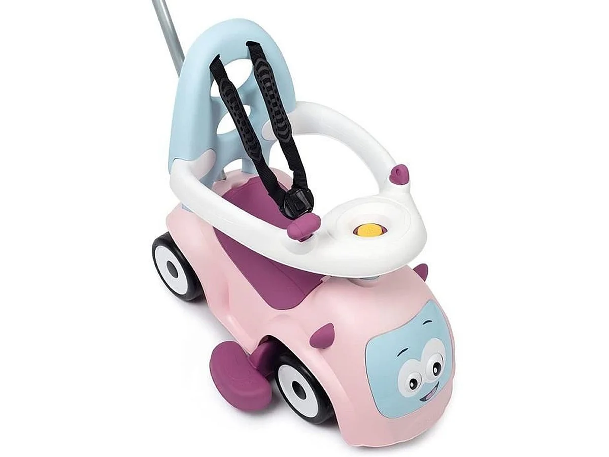 Smoby Maestro Balade - Porteur trotteur évolutif 3-en-1 Rose