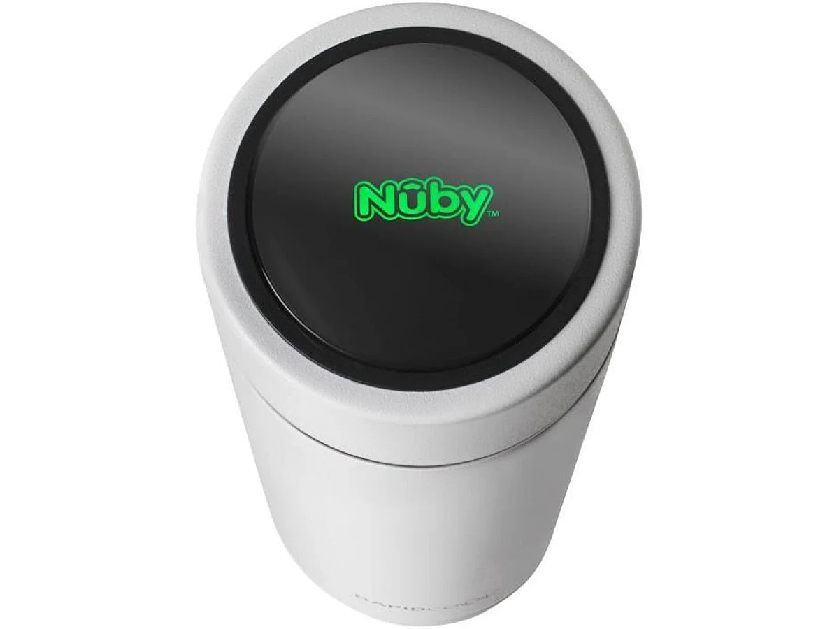 NUBY RapidCool™ Préparateur Électrique de Biberons — Acier Inoxydable, Prêt en 2 minutes