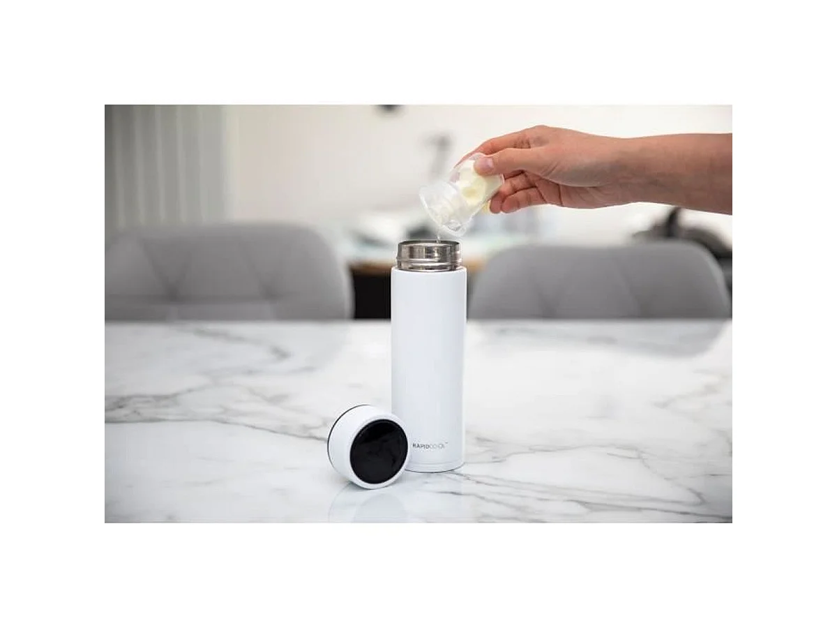 NUBY RapidCool™ Préparateur Électrique de Biberons — Acier Inoxydable, Prêt en 2 minutes