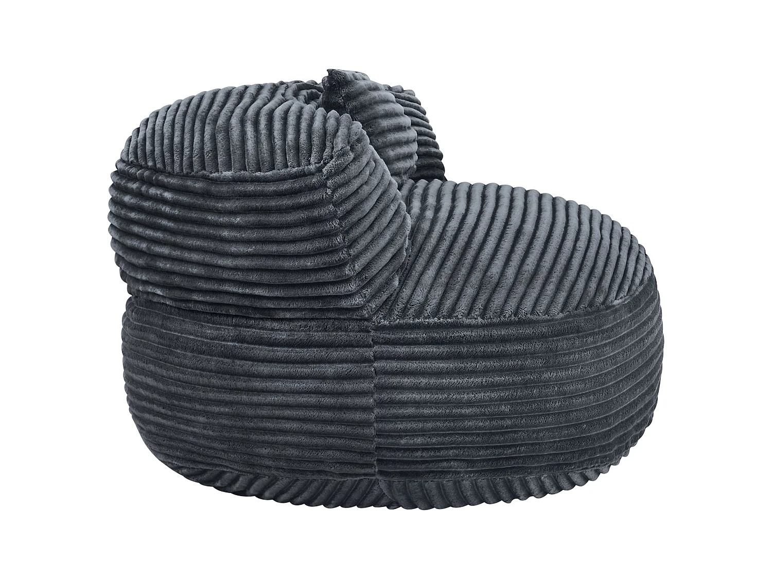 Sofá comprimido 1 plaza ultra suave – Cojín funda incluido, sin herramientas, ahorro de espacio, DarkGray