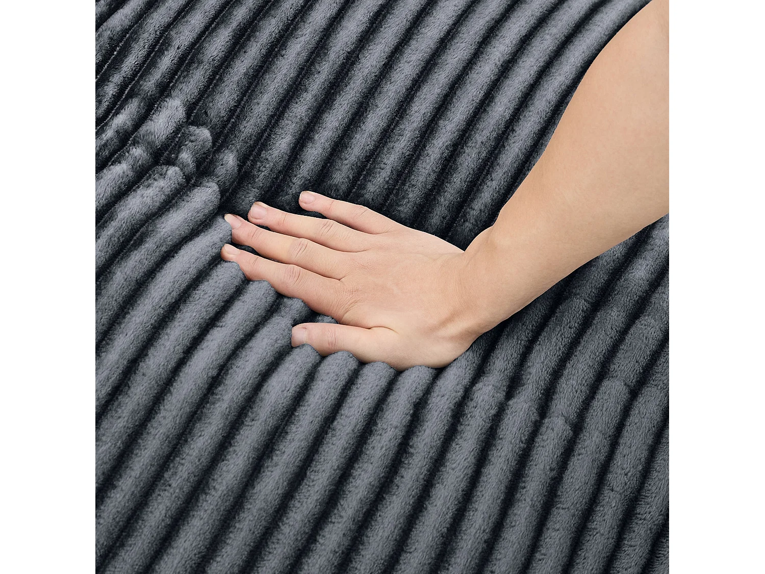 Sofá comprimido 1 plaza ultra suave – Cojín funda incluido, sin herramientas, ahorro de espacio, DarkGray