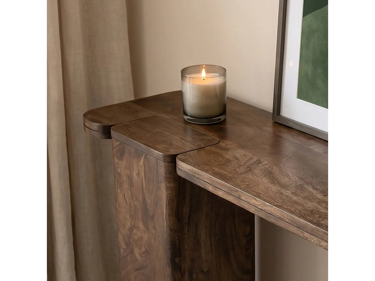 Console en bois de manguier Romane