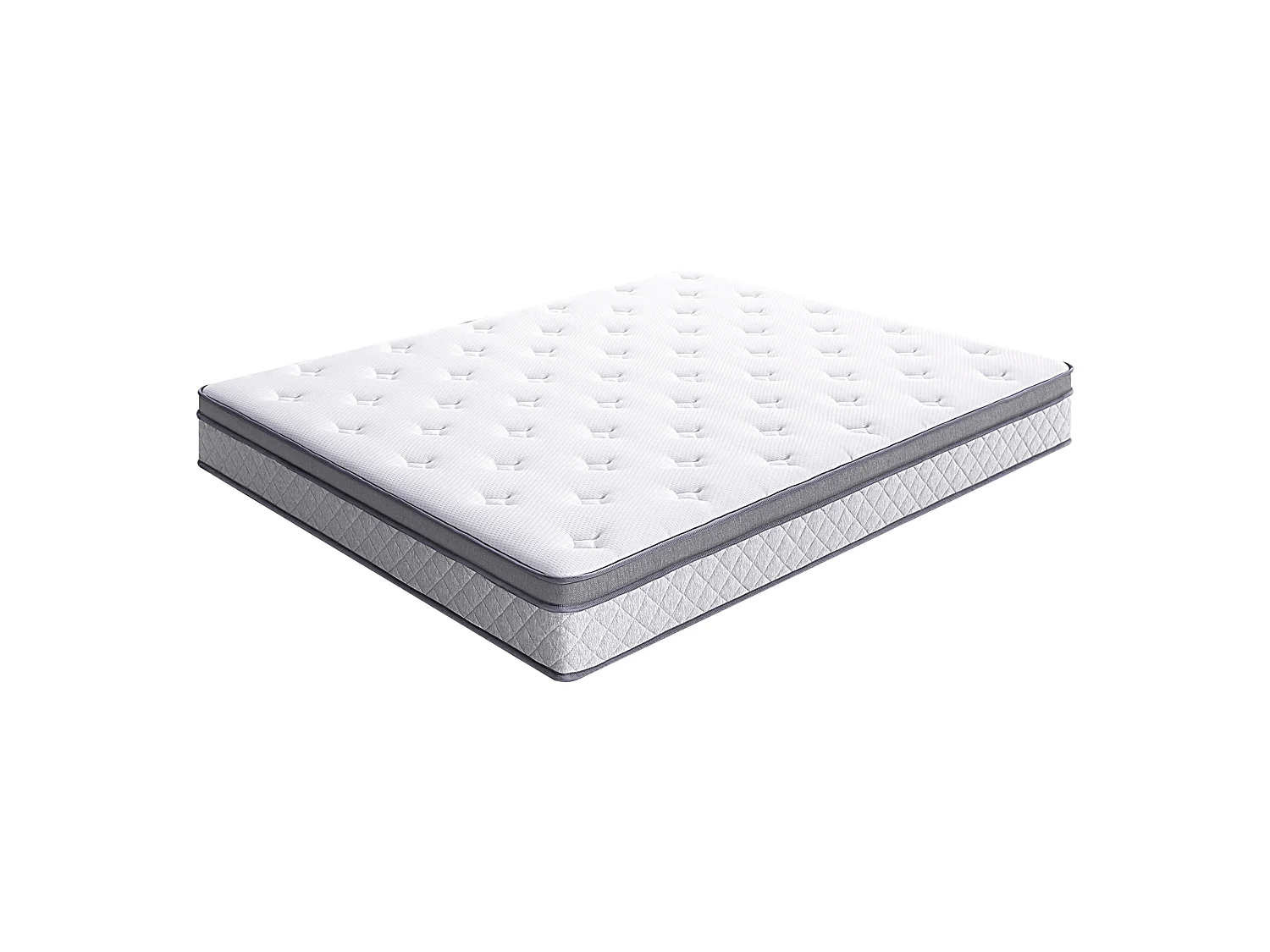 Colchón 180x200cm - Resortes embolsados, Semi-Firme(H3-H4), espesor 25 cm