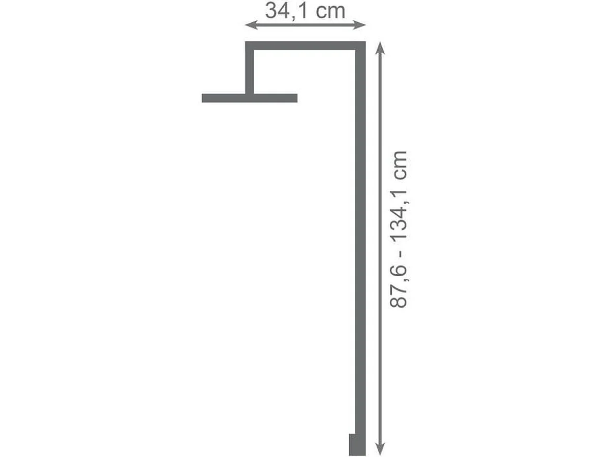 Colonne de douche thermostatique DODDY par EDOUARD ROUSSEAU - Laiton brossé, tête Ø245 mm