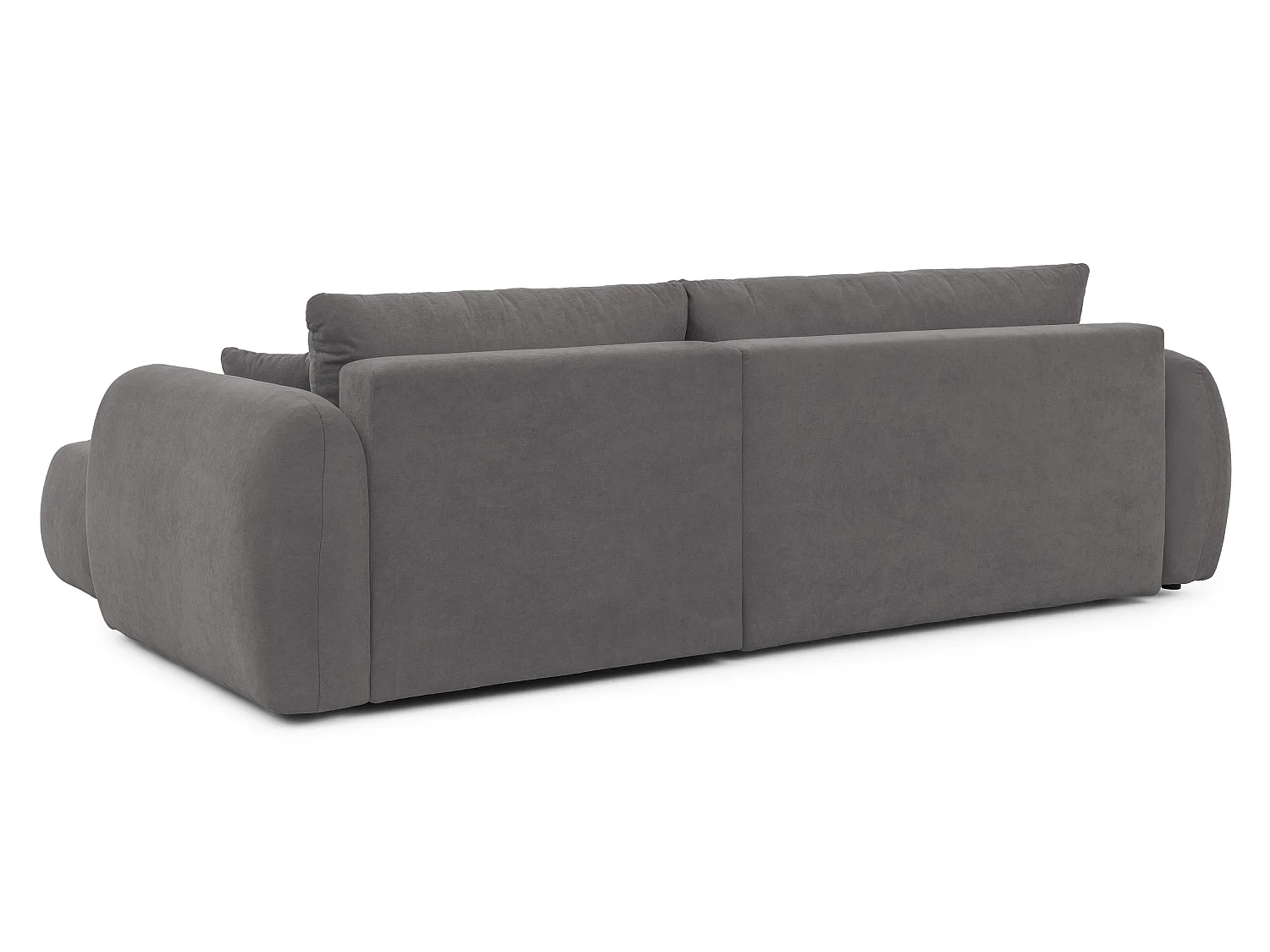 Canapé d’angle avec fonction couchage en tissu tissé LORETTO
