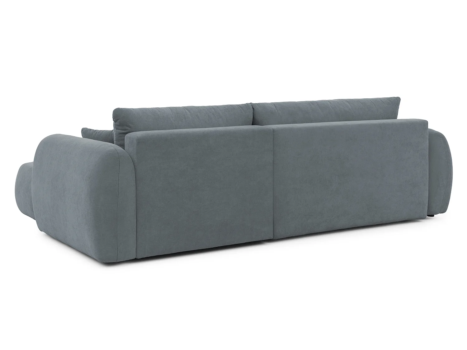 Canapé d’angle avec fonction couchage en tissu tissé LORETTO