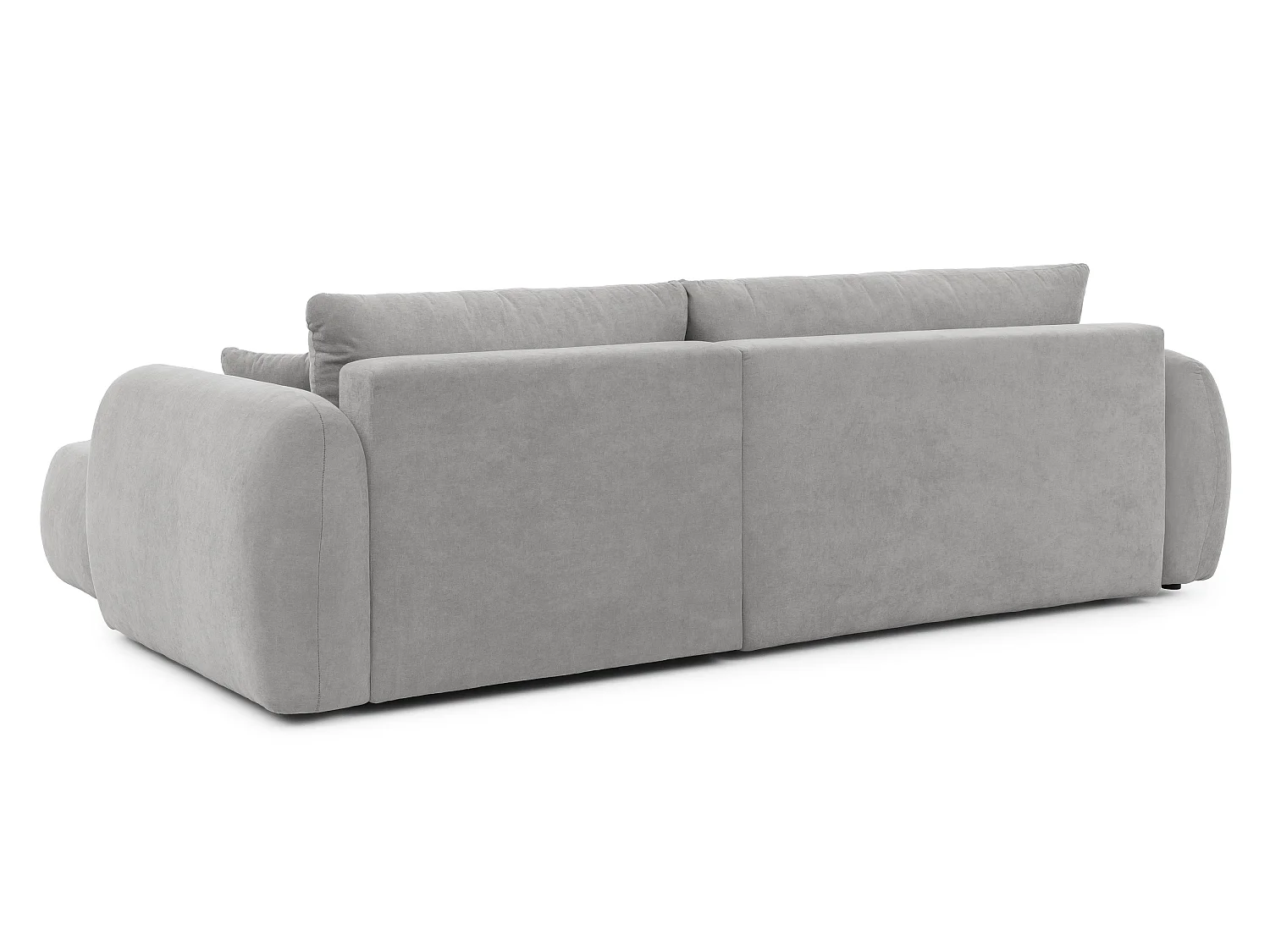 Canapé d’angle avec fonction couchage en tissu tissé LORETTO
