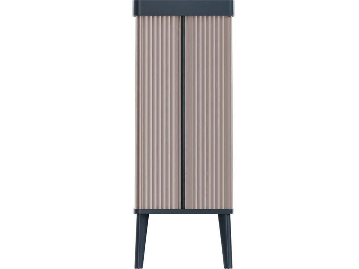 Poubelle CURVER VERTO Touch 54 L - Rose perle