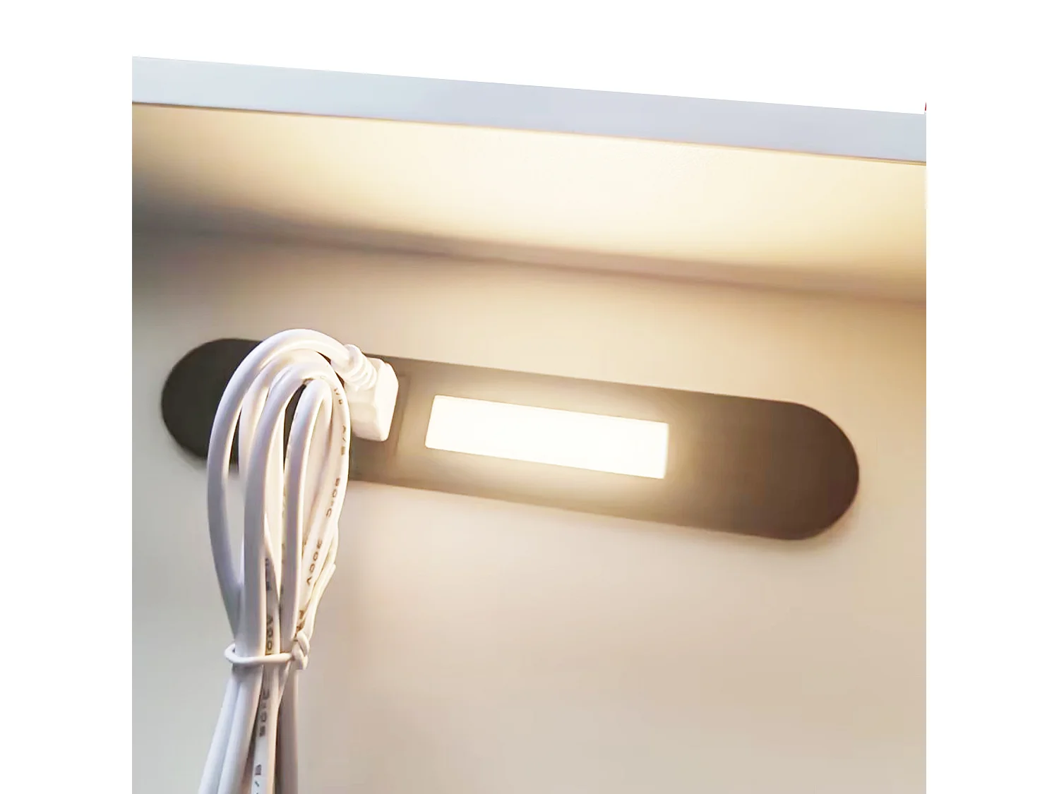 Hochbett für Kinder 90 x 200 cm mit 2 Schiebetüren, Regalen, LED-Beleuchtung und USB-Anschlüssen - Kiefer und MDF - Weiß (Matratze nicht im Lieferumfang enthalten)