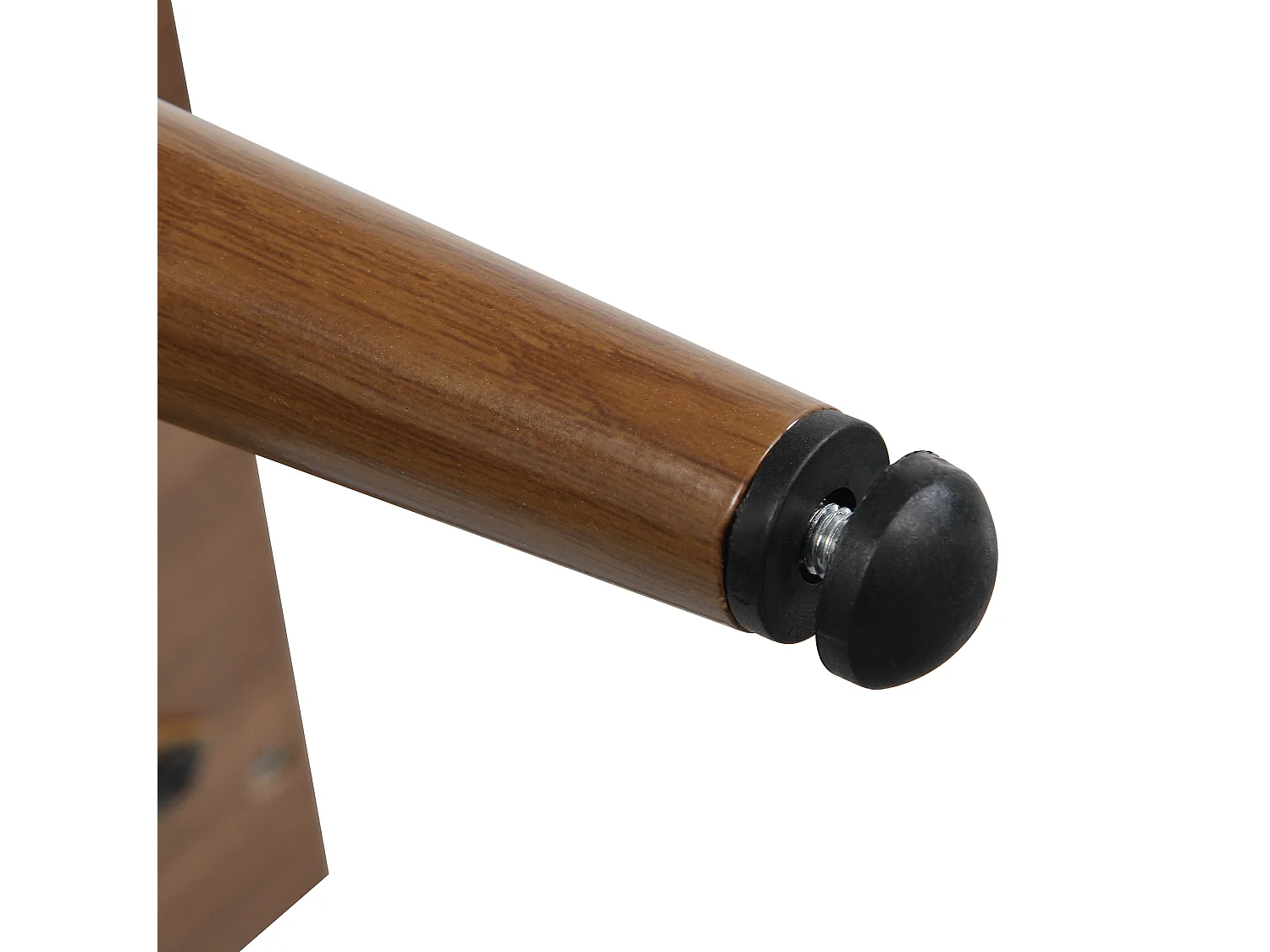 Meuble à chaussures avec 2 portes à rainures verticales - Marron