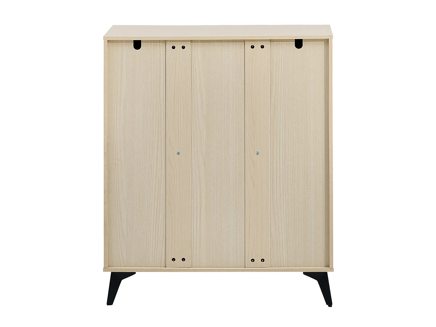 Schoenenkast 75x35x90 cm met 2 deuren en lade - Licht naturel