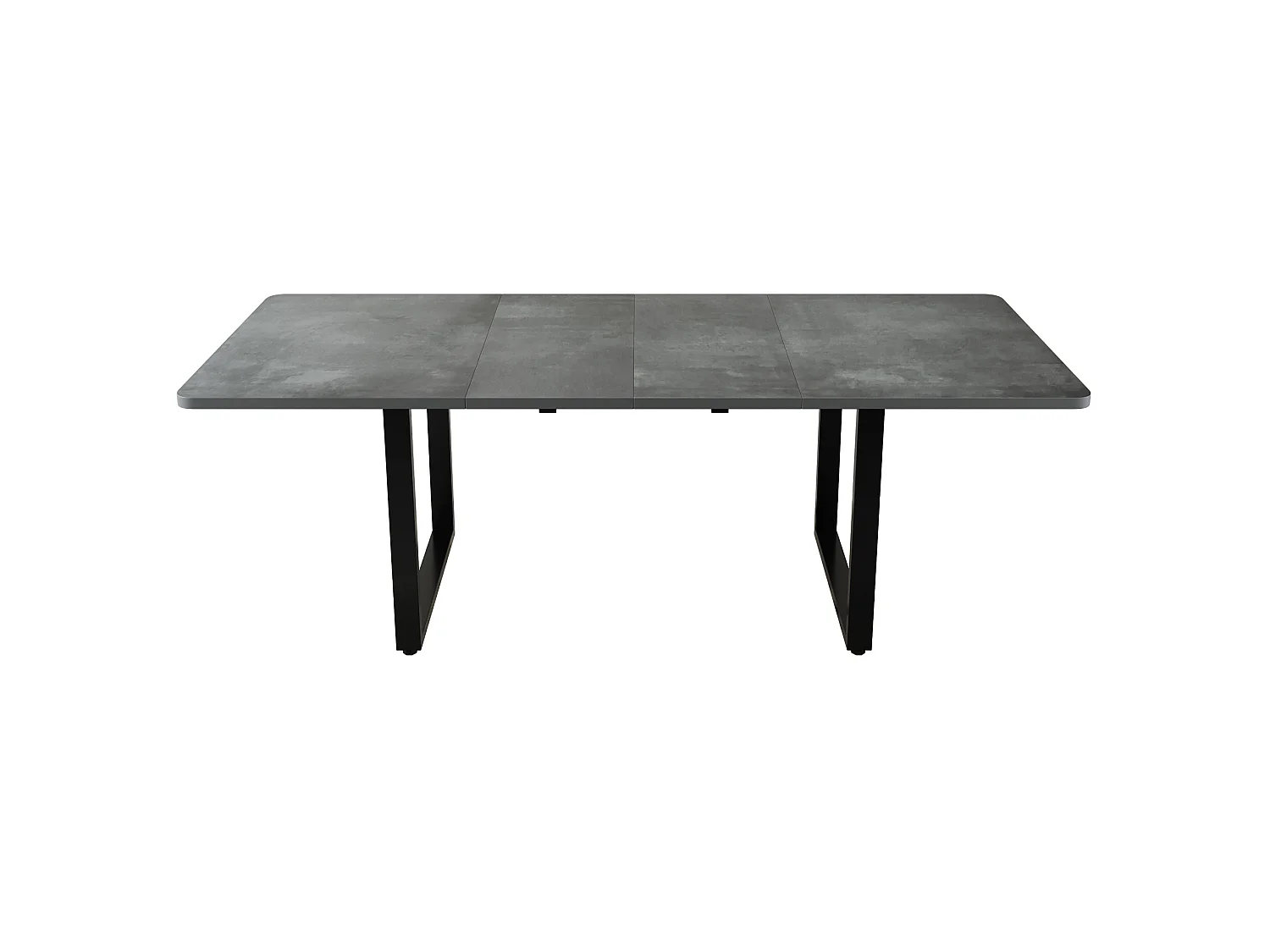 Tavolo da pranzo allungabile 140/180/220x80 cm per 6-10 persone - Grigio