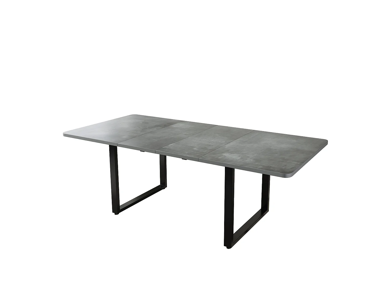 Tavolo da pranzo allungabile 140/180/220x80 cm per 6-10 persone - Grigio