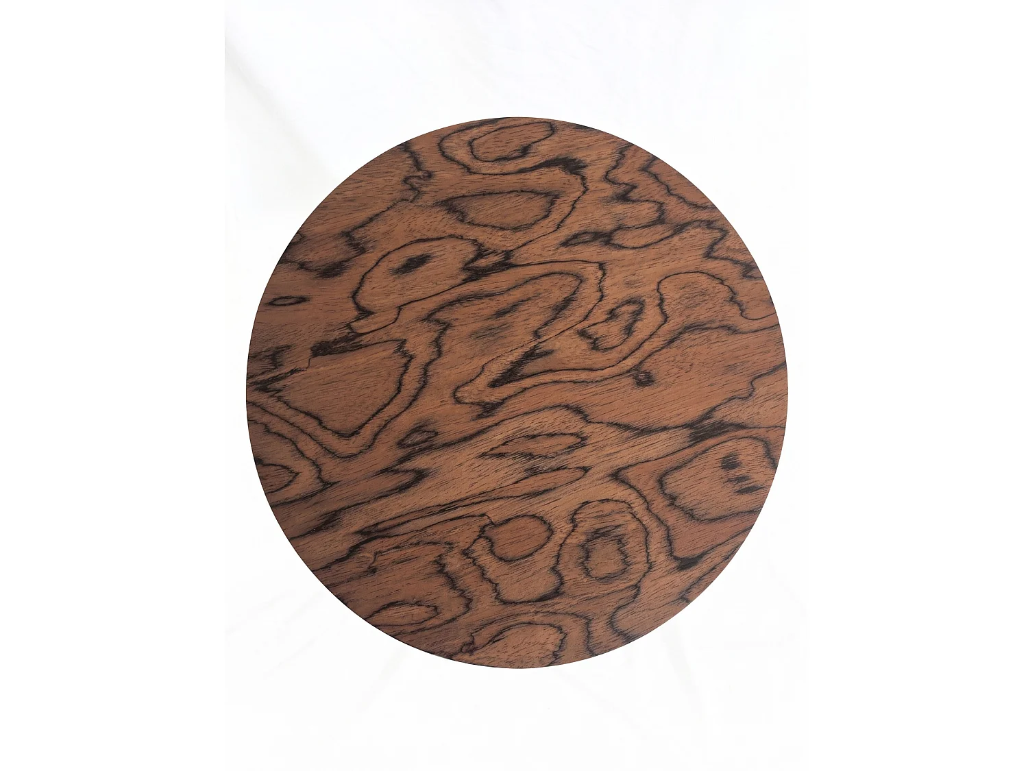 Lot de 2 tables basses gigognes 48 cm et 38 cm - Finition brun pommelé
