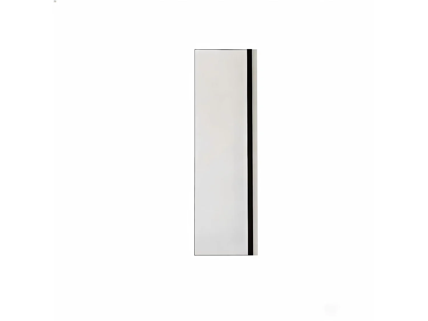 Parete Doccia Per Vasca 40x130 cm Sopravasca Walk in Vetro Temperato 5 mm Trasparente Anticalcare Telaio Nero Opaco