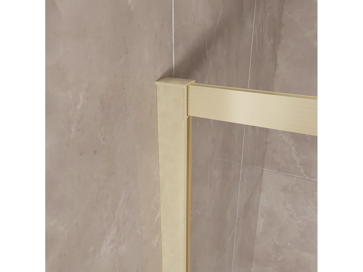 Box Doccia Semicircolare 90X90 cm Porte Scorrevoli Vetro Temperato 6 mm Trasparente Anticalcare Oro Spazzolato 190 cm, Piatto Doccia e Piletta inclusi