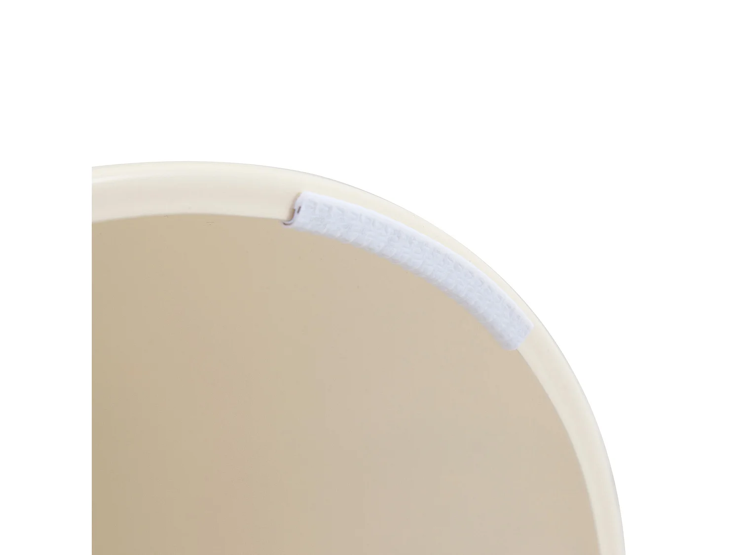 Set di 2 tavolini, 70 cm e 50 cm, con gambe in metallo color crema - Nero