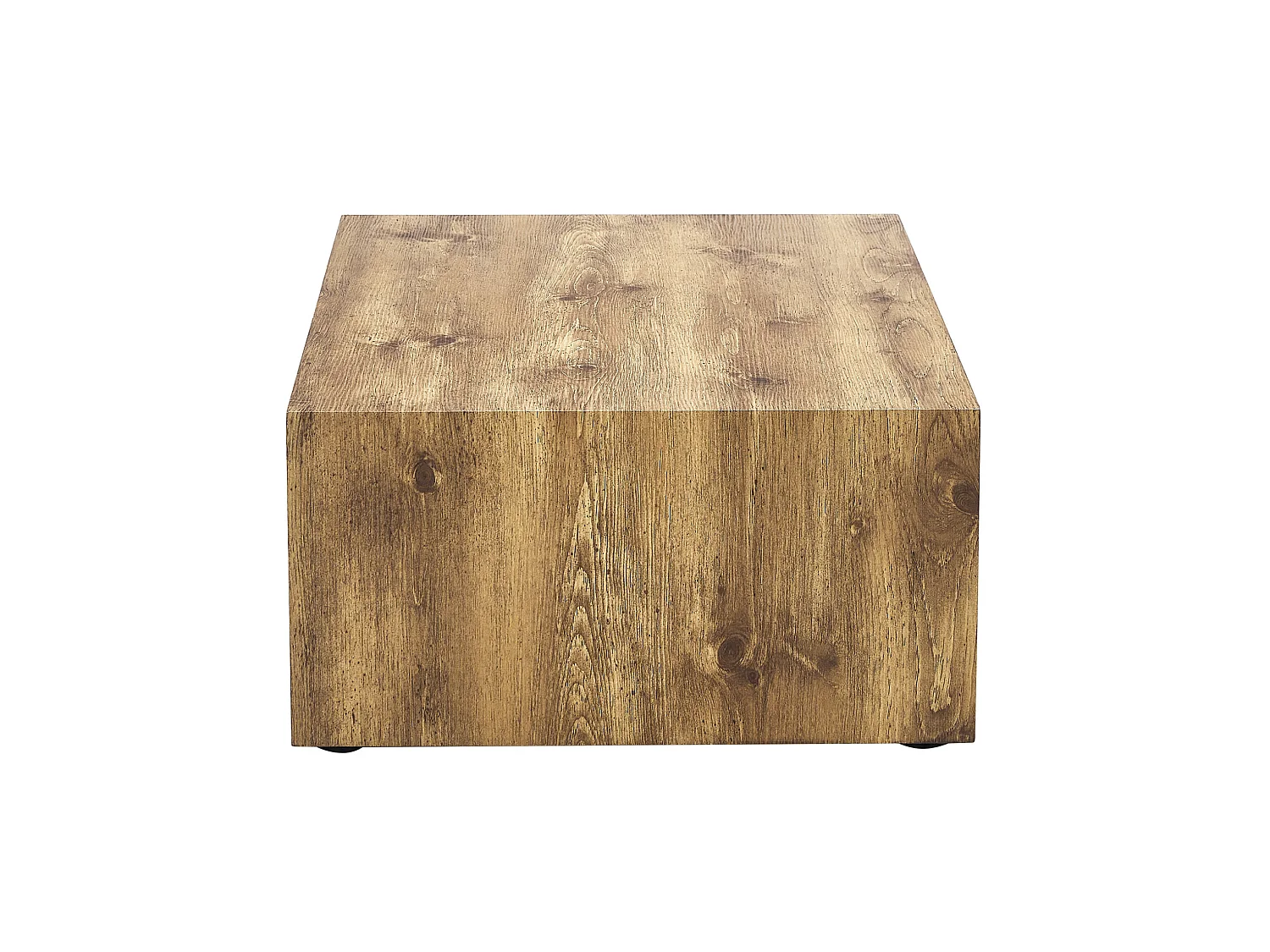 Table basse rectangulaire 90x50x30 cm - Bois foncé