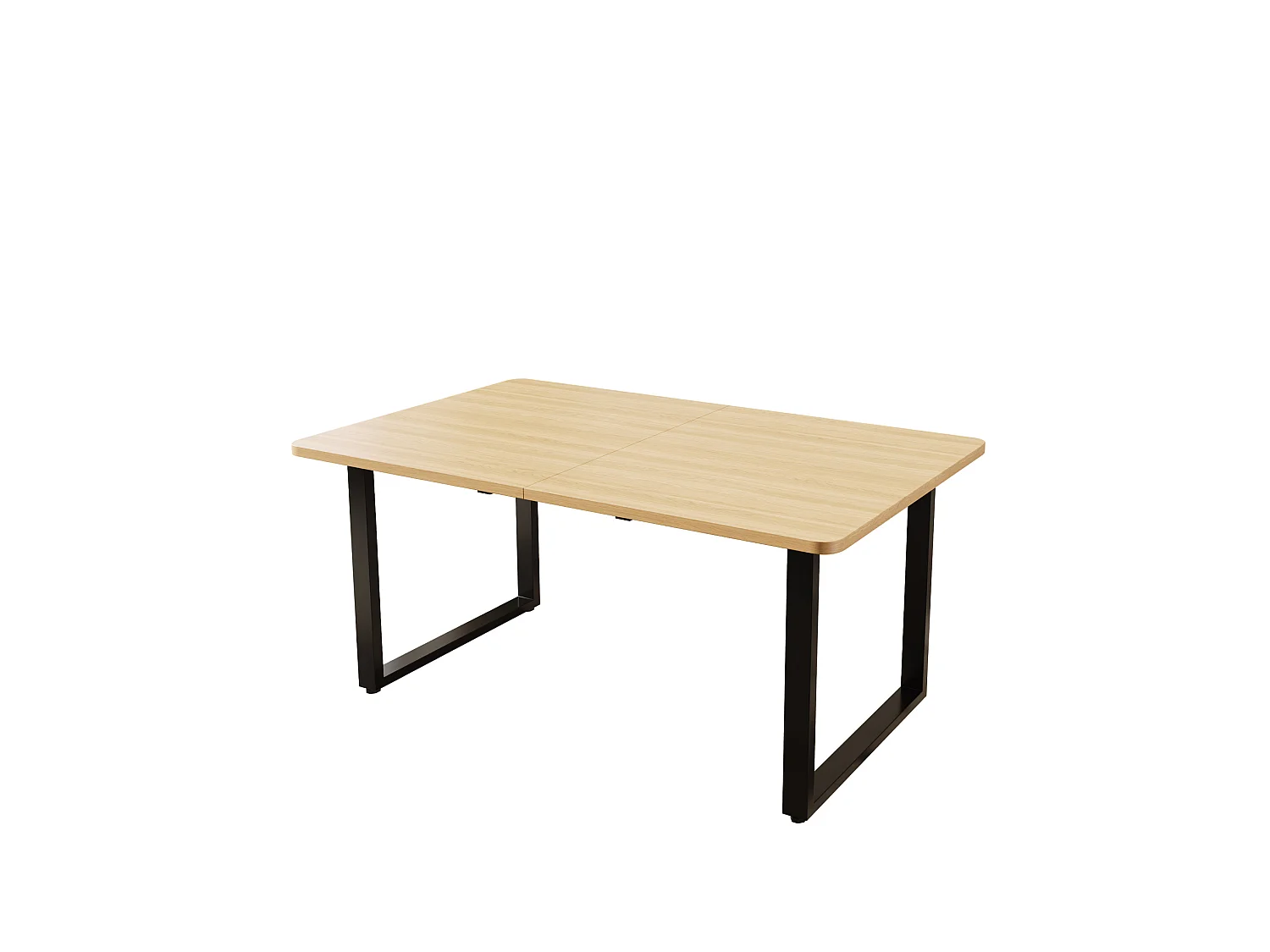 Table à manger extensible 140/180/220x80cm pour 6-10 personnes - Naturel clair