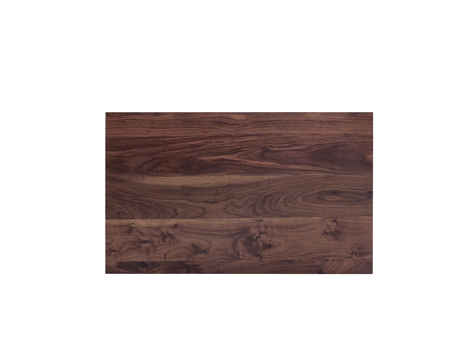 Table basse rectangulaire 90x50x30 cm - Marron foncé