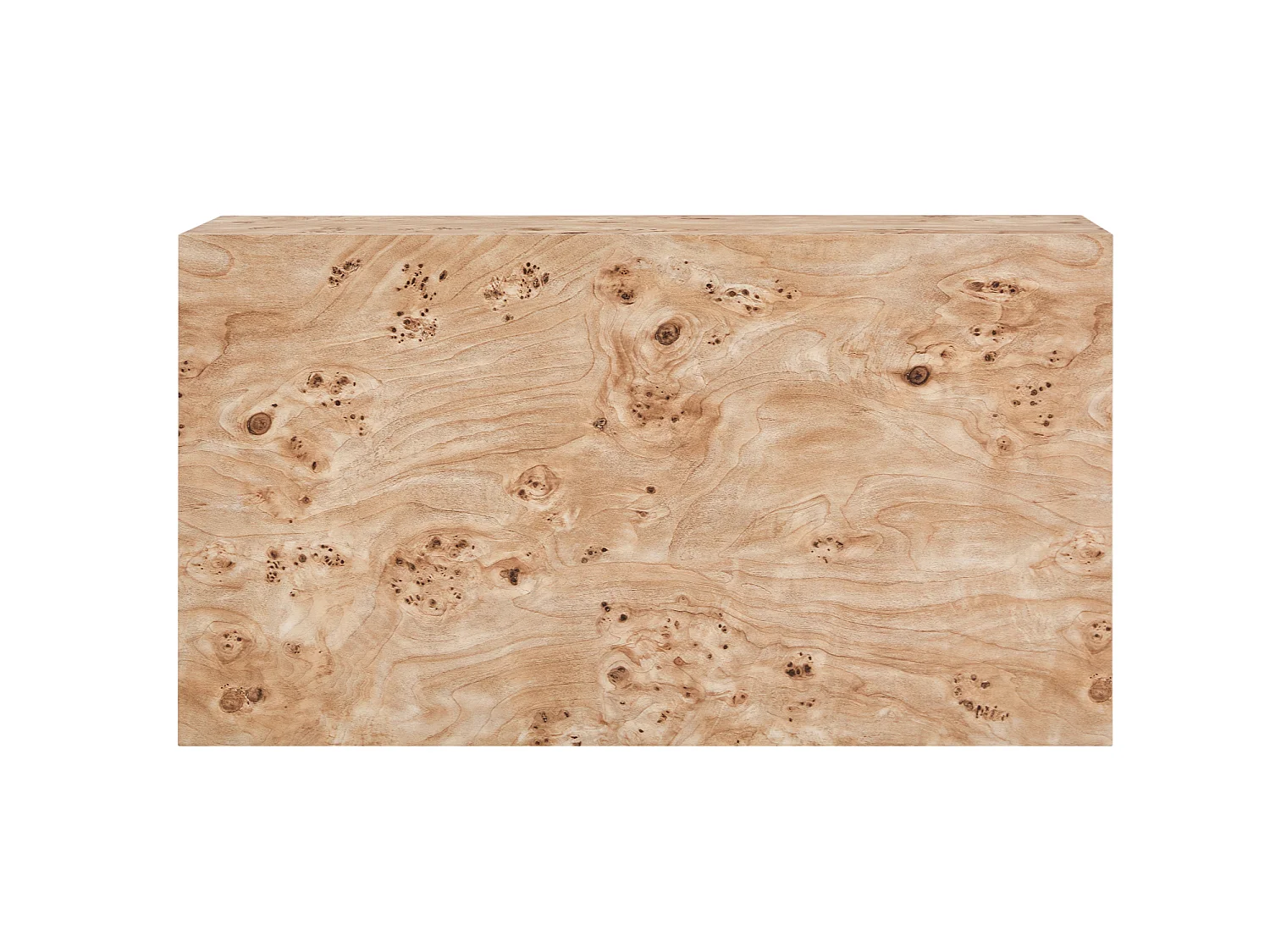 Table basse rectangulaire 90x50x30 cm naturel - Bois en MDF