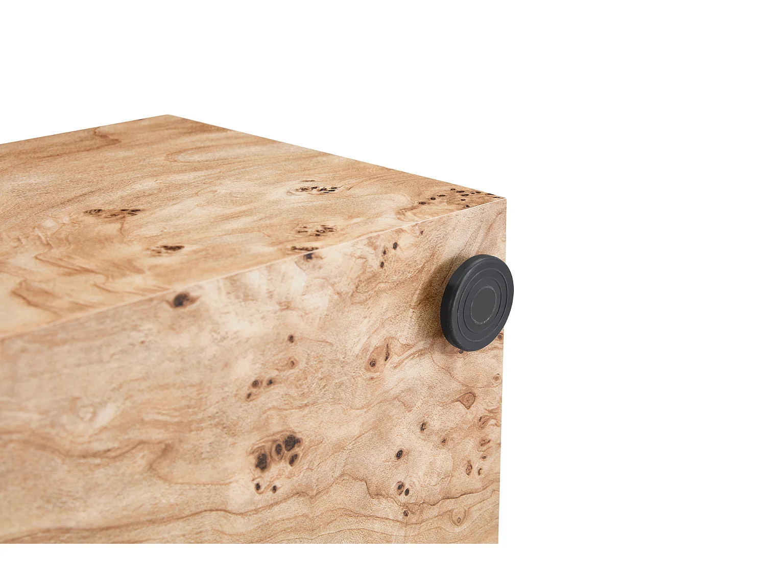 Table basse rectangulaire 90x50x30 cm naturel - Bois en MDF