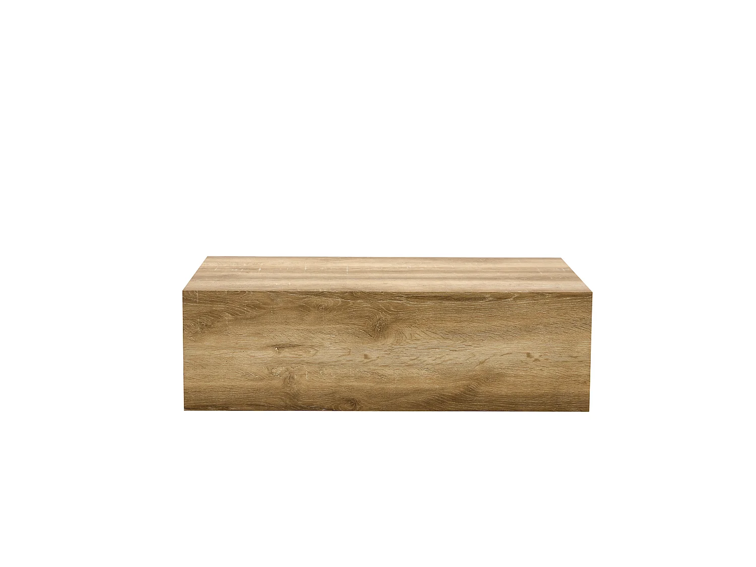 Table basse rectangulaire 90x50x30 cm - Couleur bois
