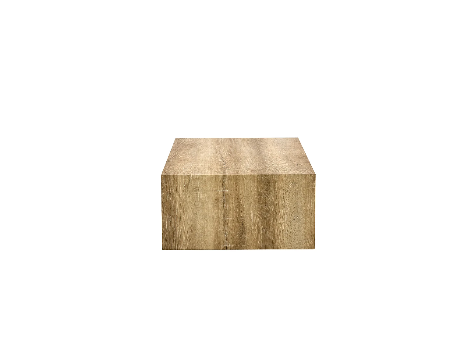 Table basse rectangulaire 90x50x30 cm - Couleur bois