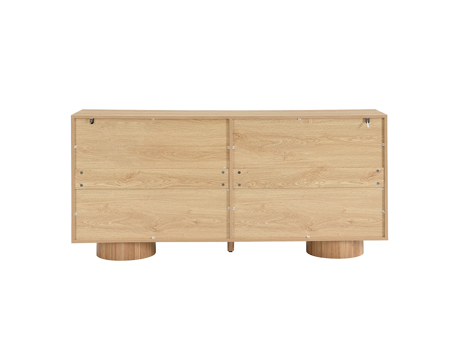 Credenza con 4 ante e ripiani regolabili - Luce naturale