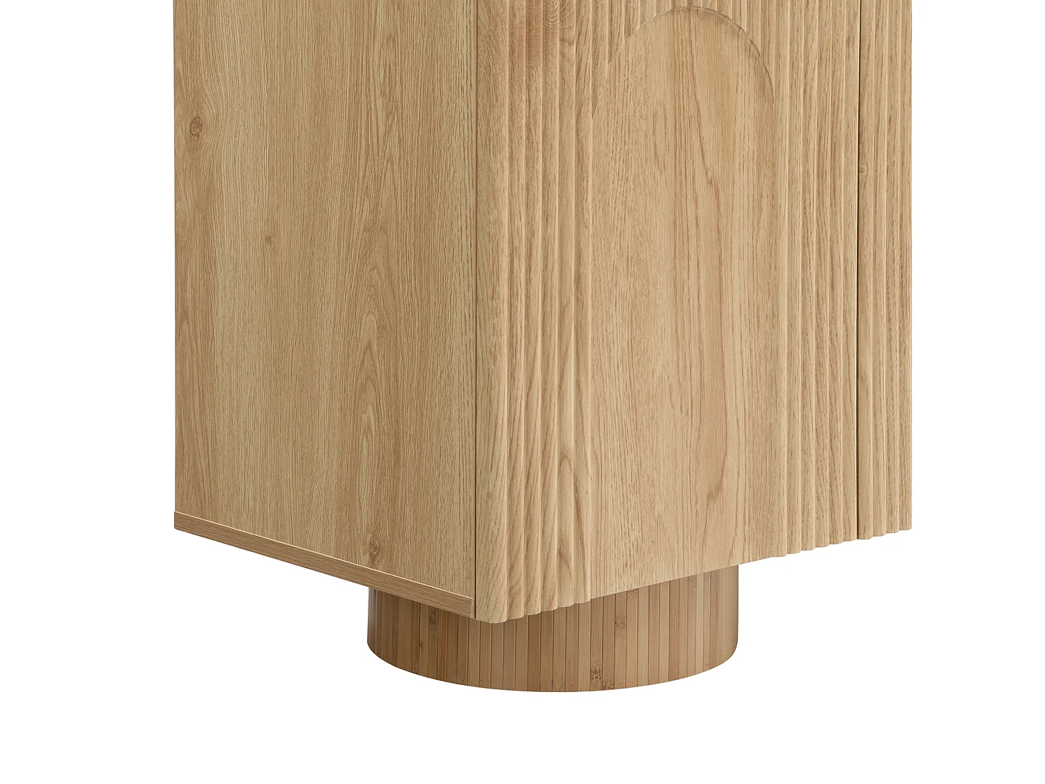 Credenza con 4 ante e ripiani regolabili - Luce naturale