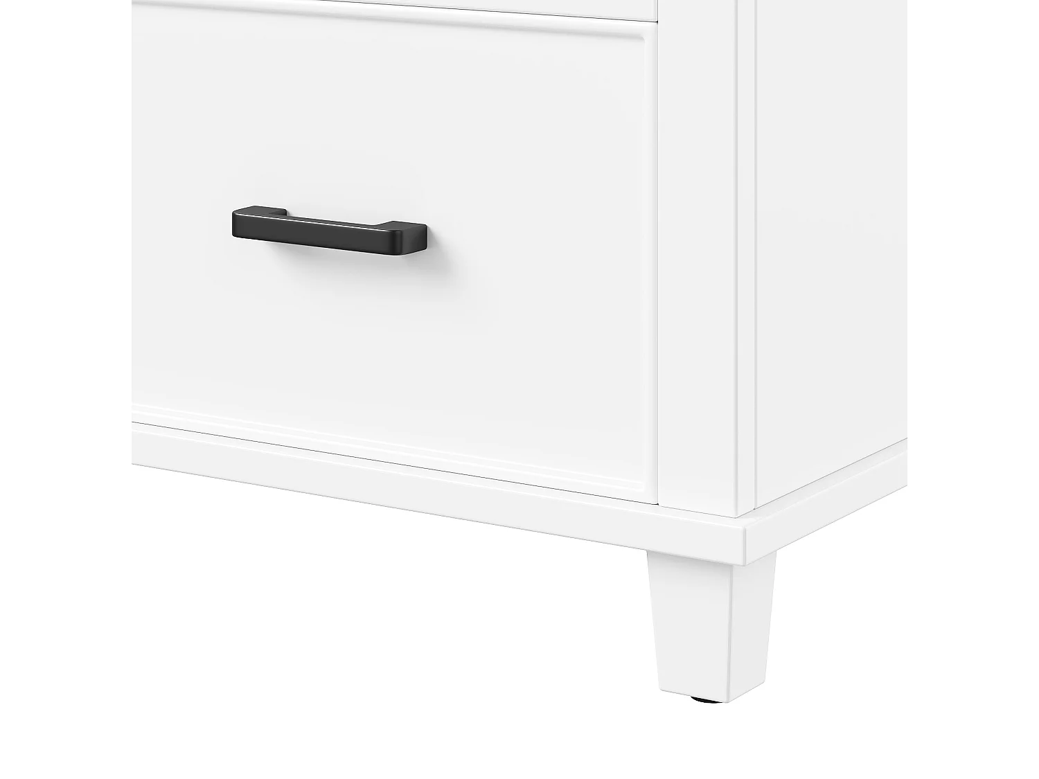 Badkamermeubel met 4 lades en ingebouwde wasbak - Wit 76,5 x 47 x 83,5 cm
