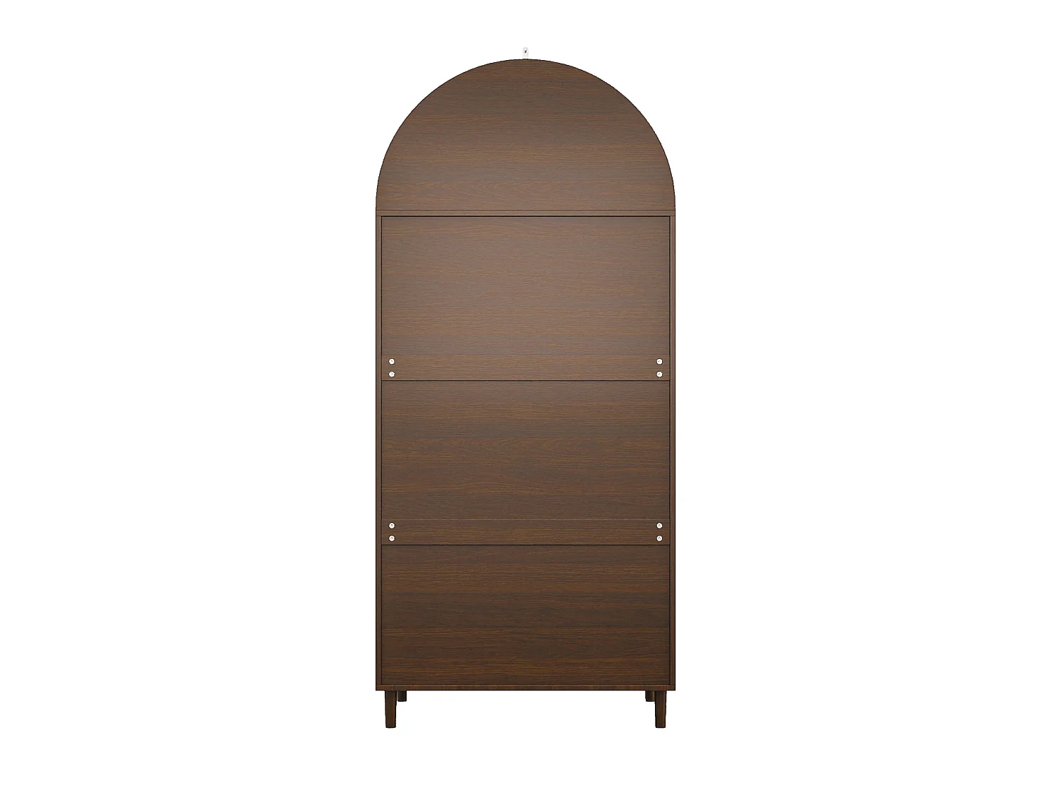 Kledingkast met 2 deuren, kledingstang en lade - Bruin 80 x 50 x 179 cm
