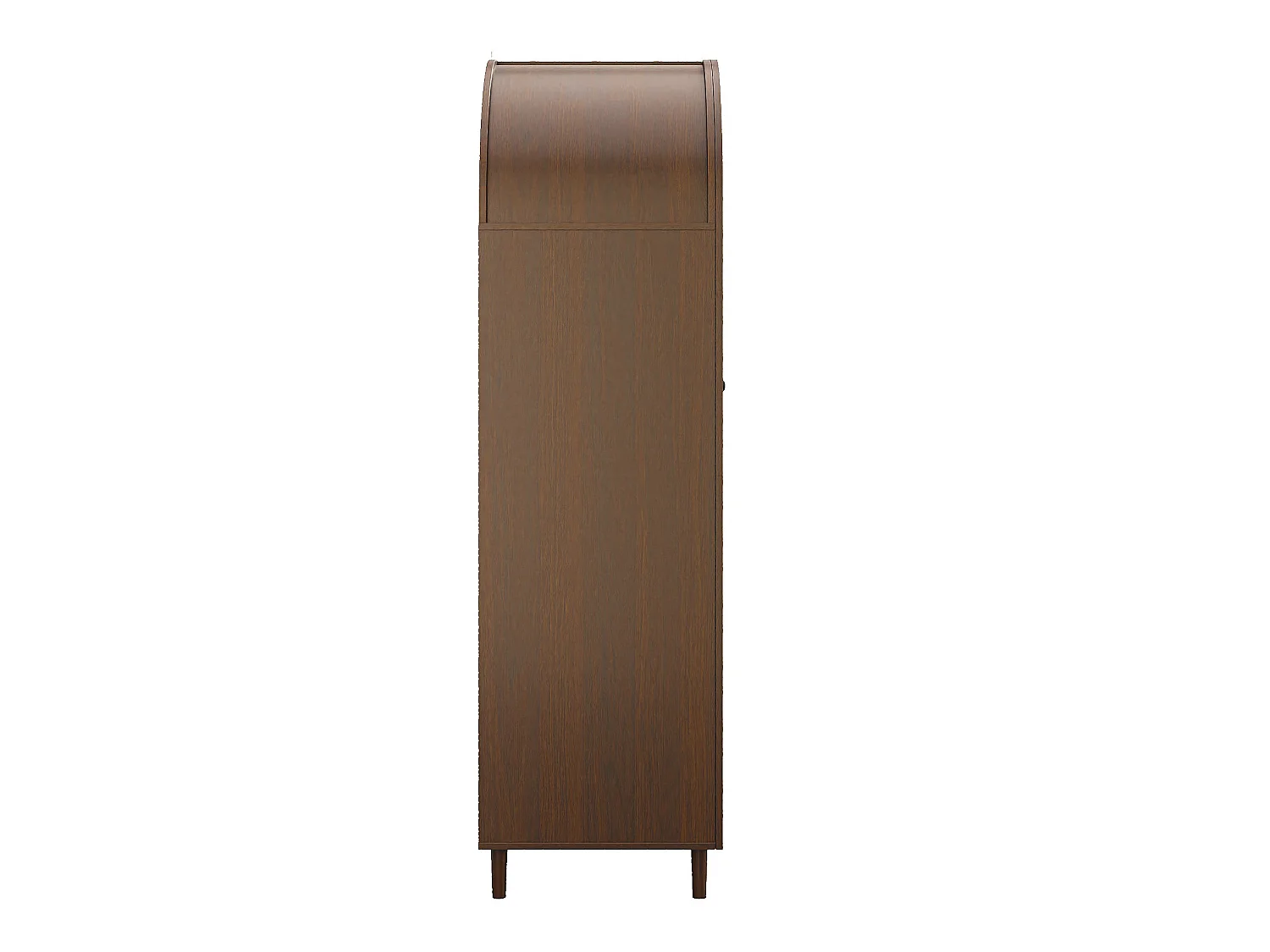 Kledingkast met 2 deuren, kledingstang en lade - Bruin 80 x 50 x 179 cm
