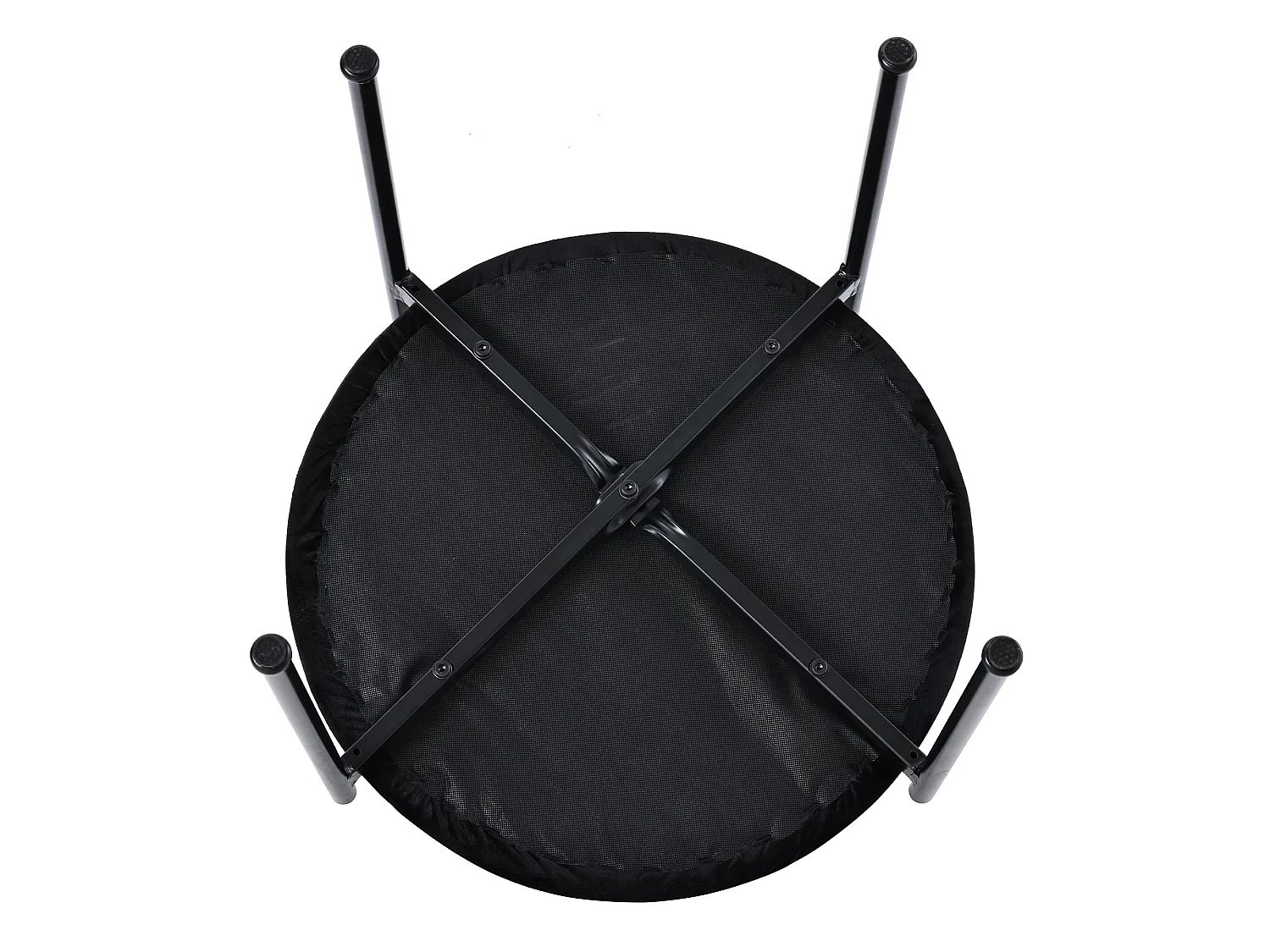 Lot de 6 chaises velours noir, dossier rotin, pieds métal, design scandinave, salle à manger