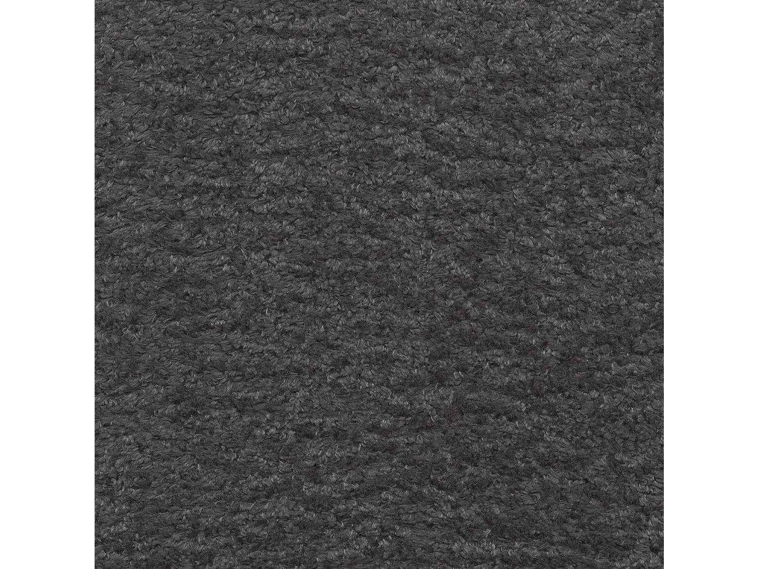 Pouf Carré XL Soren Bouclette Gris Foncé