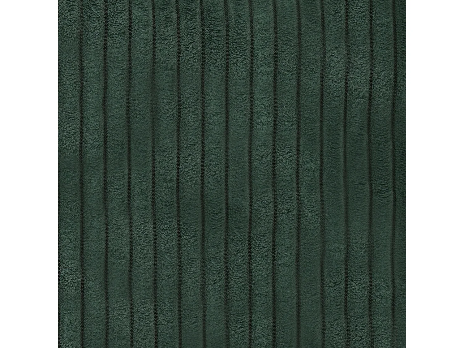 Pouf Carré XL Soren Velours Côtelé Vert