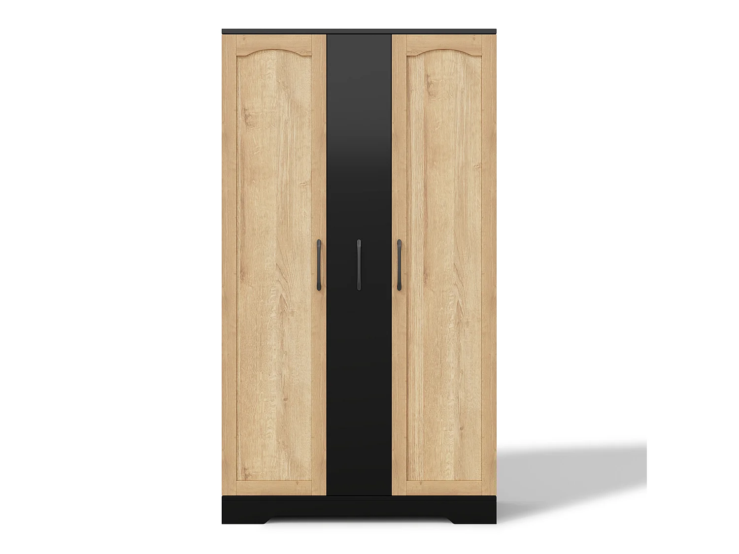 Meuble de cuisine 78 cm avec étagère et tiroir à 4 niveaux – Noir