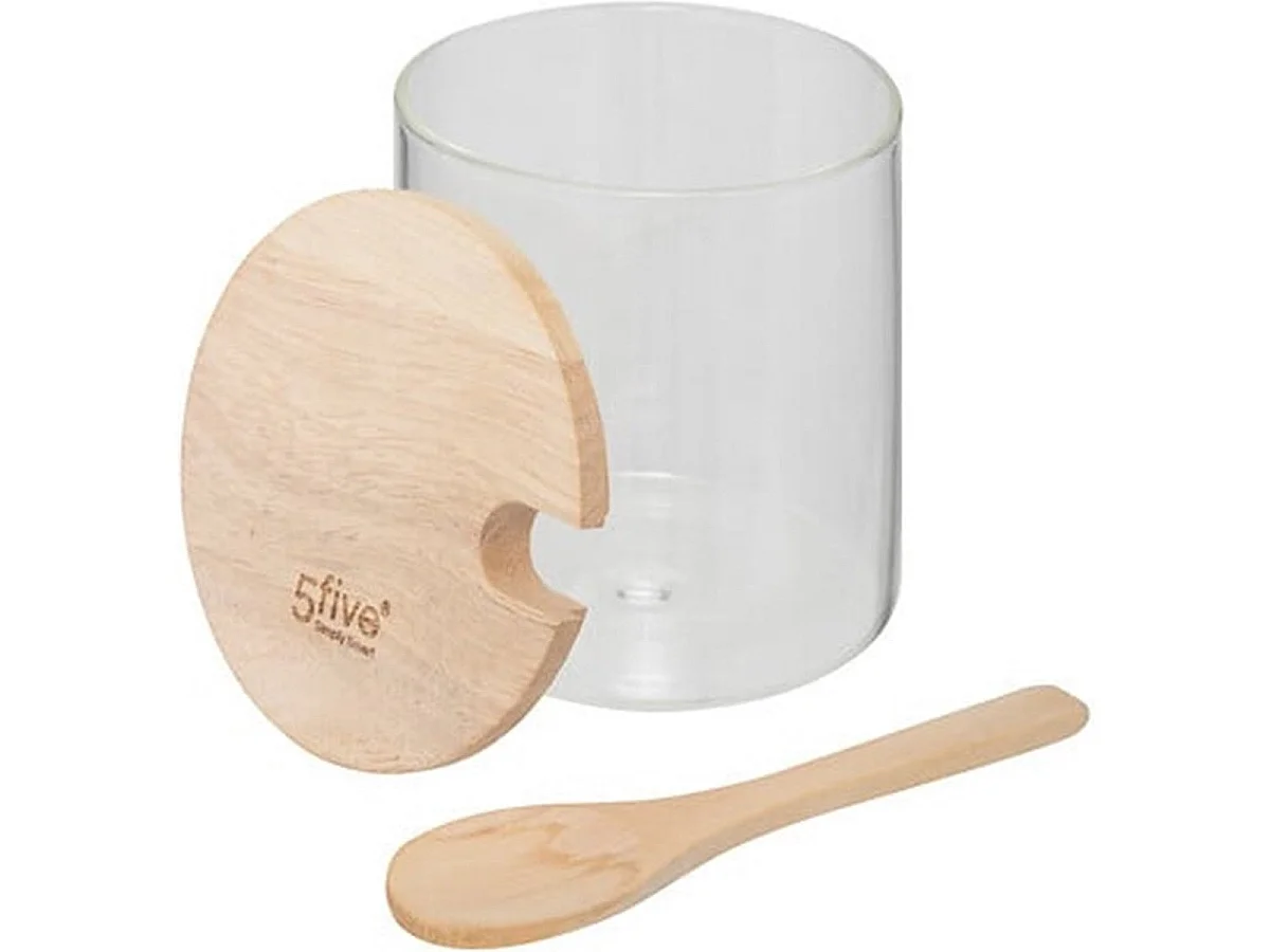 Sucrier en Verre & Cuillère "Hermet" 0,4L Transparent
