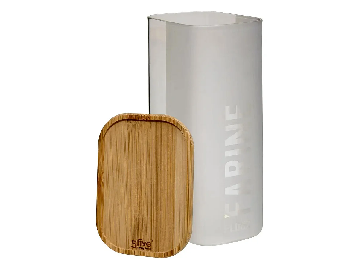 Boîte à Farine en Verre "Glassy" 1,6L Transparent