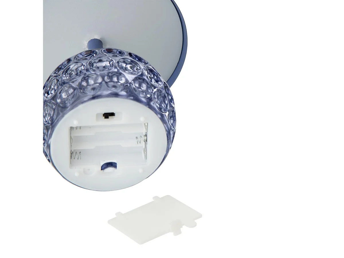 Lampe à Poser LED Champignon "Fungo" 15cm Bleu