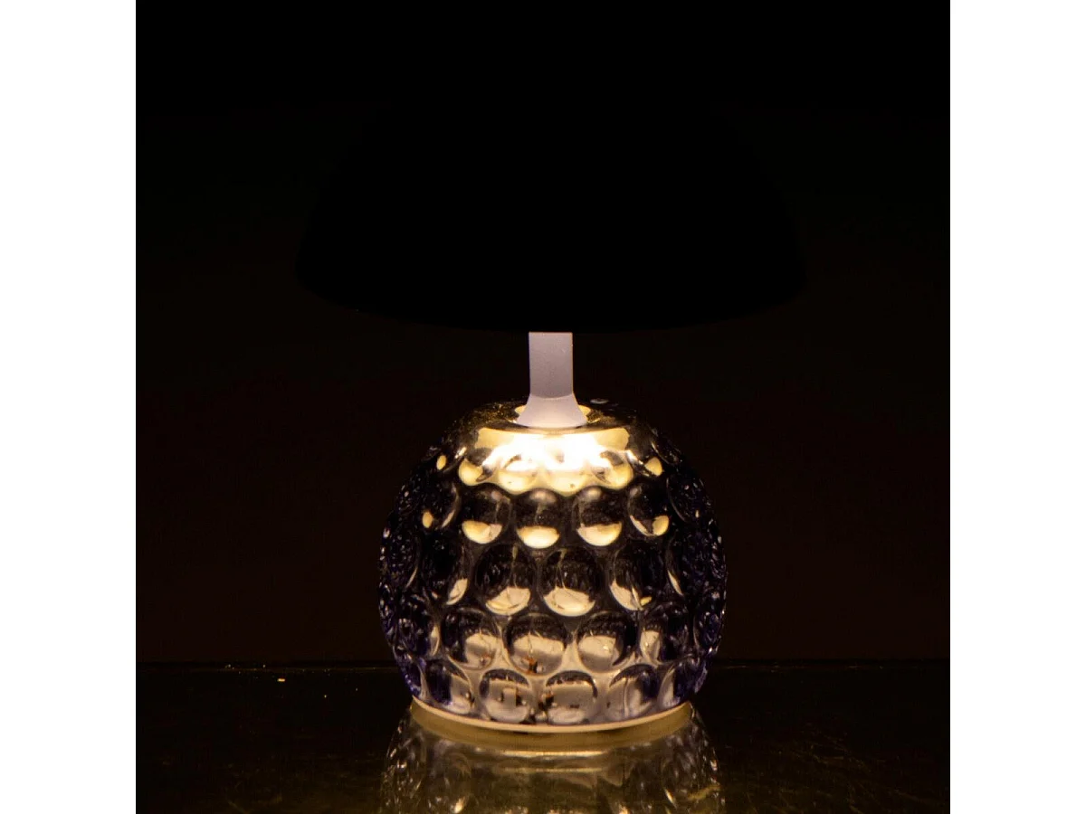 Lampe à Poser LED Champignon "Fungo" 15cm Bleu