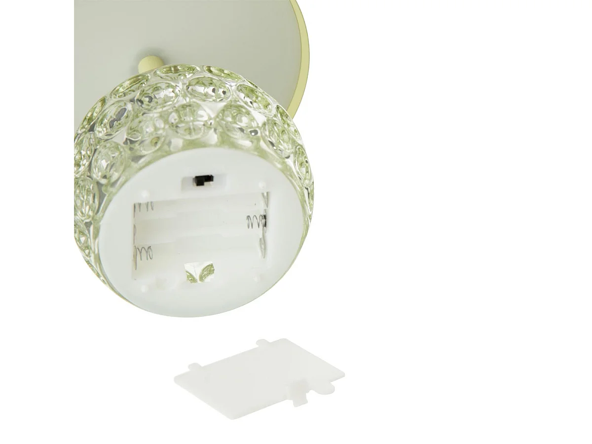 Lampe à Poser LED Champignon "Fungo" 15cm Vert Clair