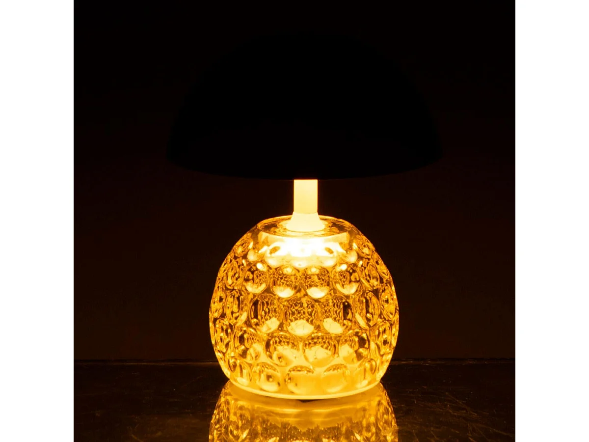 Lampe à Poser LED Champignon "Fungo" 15cm Jaune